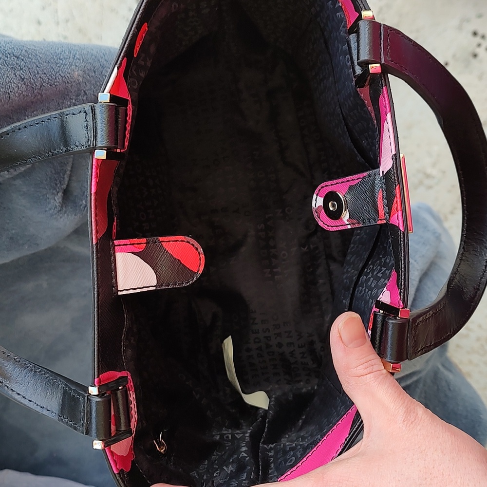 Kate Spade Grant Street Juno grainy vinyl leather trim mini tote. - Picture 11 of 15